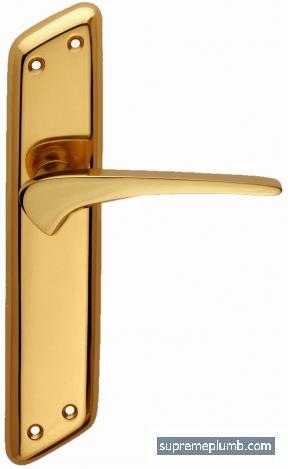 Jupiter Lever Latch Polished Brass